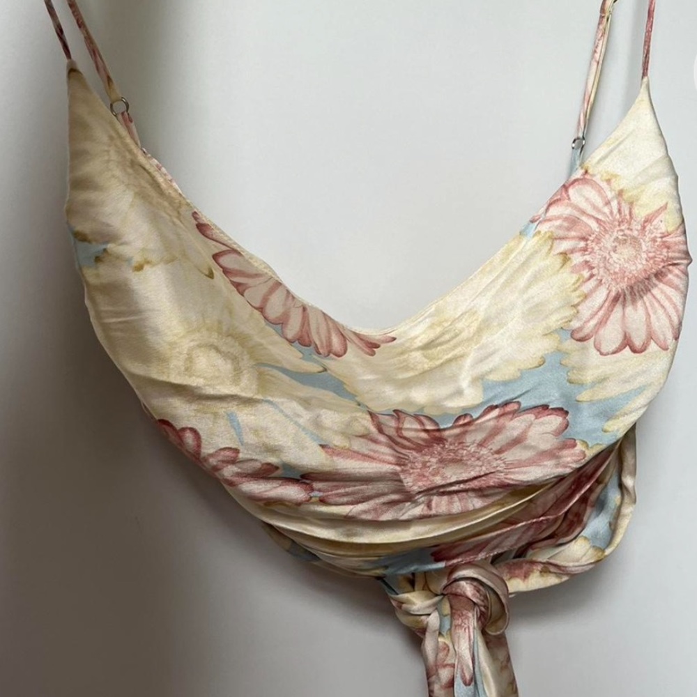 Mirror Palais Sunflower Bandana Top